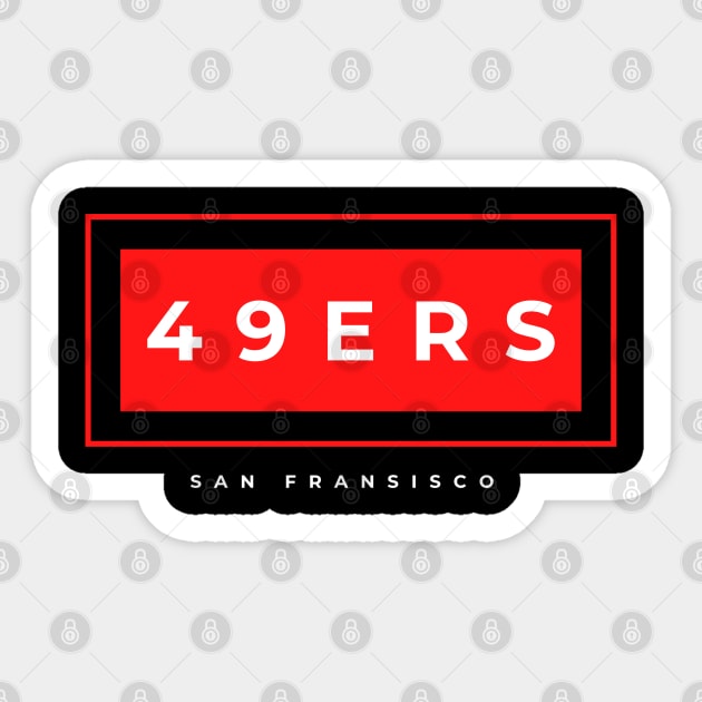 Bang Bang 9er Gang , 49 ers graphic design Sticker by Nasromaystro